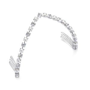 Lelet NY Women’s Halo‎ Crown With Pearls & Swarovsky crystals Head Piece